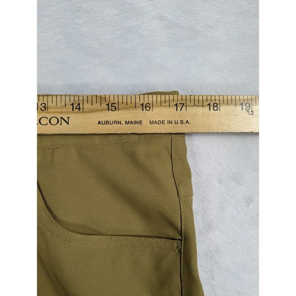 Puma Golf Mens Performance Fit Stretch Flat Front Casual Chino Pants 33x32 Khaki - Picture 9 of 12